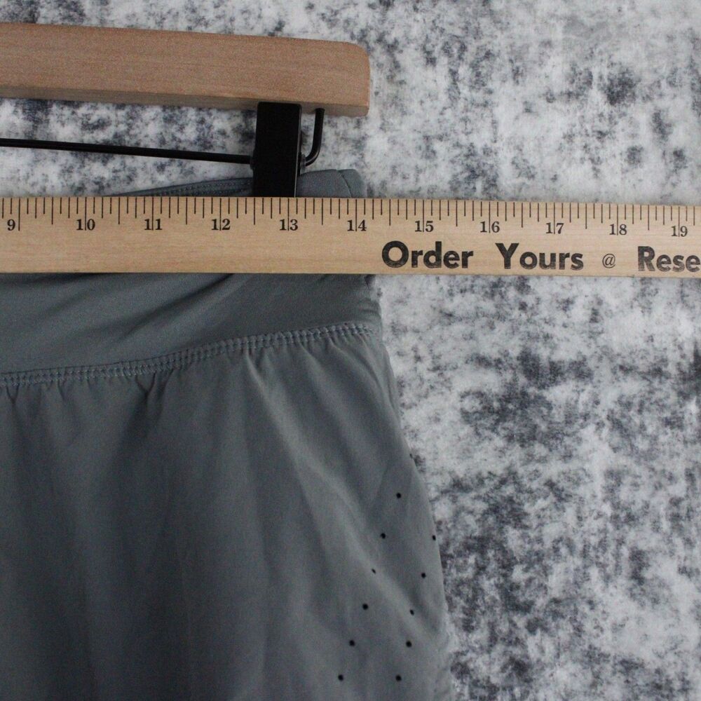 NIKE Womens M Running Shorts Eclipse 3" Brief Lined Gray Gym Workout CZ9580-084 - Picture 6 of 11